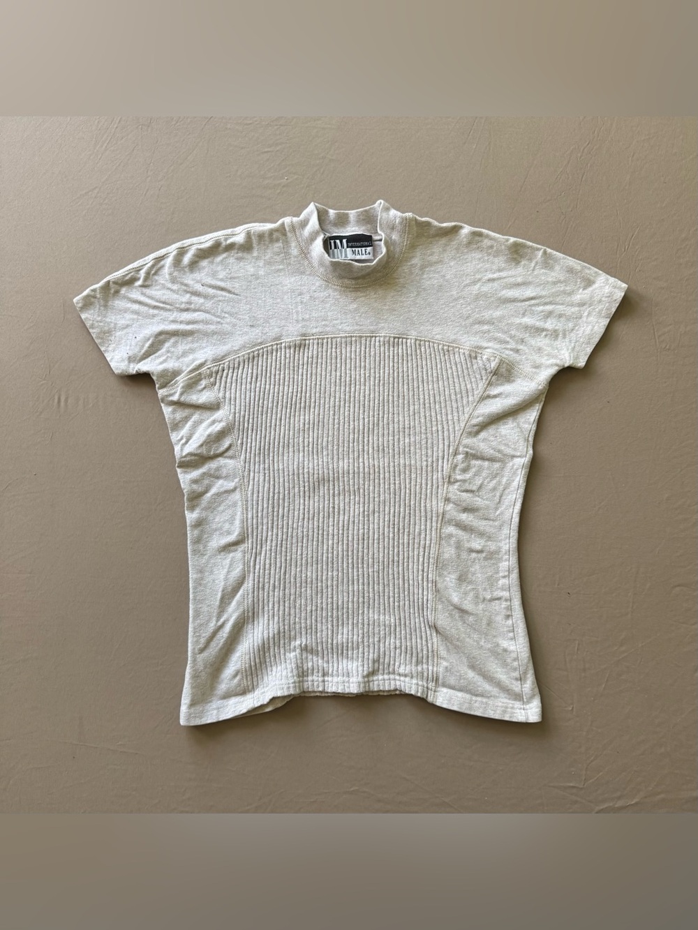 Vintage 1980s ribbed knit muscle t-shirt